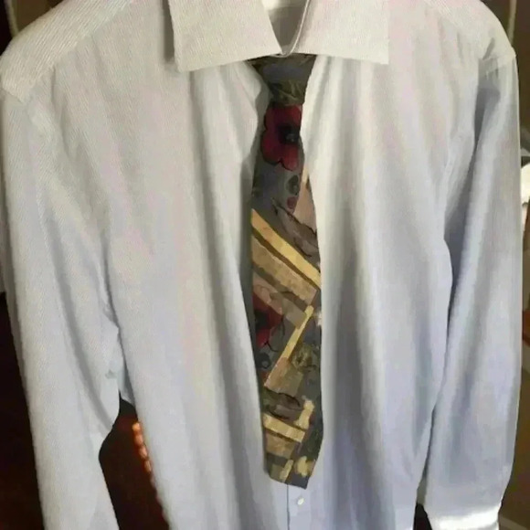 Nino Foriero Y2K Silk Neck Tie Made in Canada - Picture 3 of 4